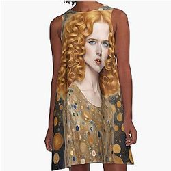 Nicole Kidman Klimt A-Line Dress