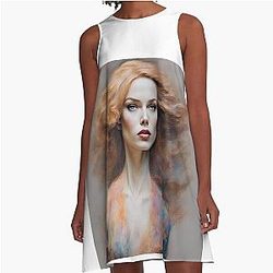 Charming Nicole Kidman A-Line Dress