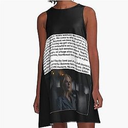 Nicole Kidman A-Line Dress
