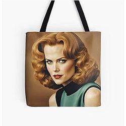 Nicole Kidman All Over Print Tote Bag