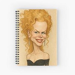 Nicole Kidman Spiral Notebook