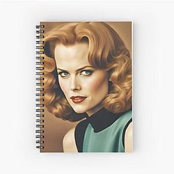 Nicole Kidman Spiral Notebook