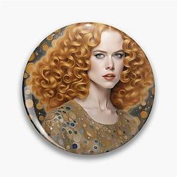 Nicole Kidman in Klimt style fashion Pin