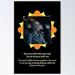 Nicole Kidman AMC Spotify Wrapped Poster