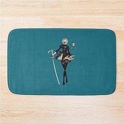 Nier Automata 2B Bath Mat