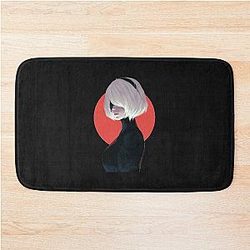 Nier Automata 2B Sticker Bath Mat
