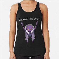 Become Like Gods Nier Automata Racerback Tank Top