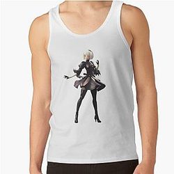Nier Automata 2B Tank Top