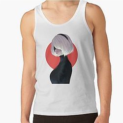 Nier Automata 2B Tank Top