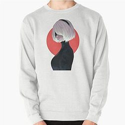 Nier Automata 2B Pullover Sweatshirt