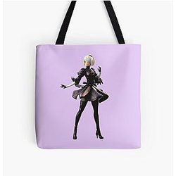 Nier Automata 2B Over Print Tote Bag