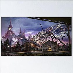 Nier Automata Theme Park Poster