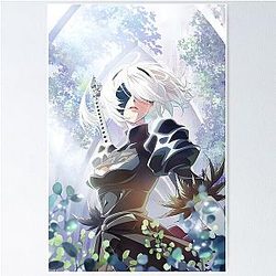 Cute Yorha Nier Automata Poster