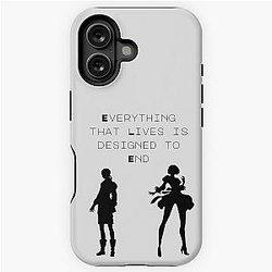 Minimalistic Nier: Automata Quote iPhone Case