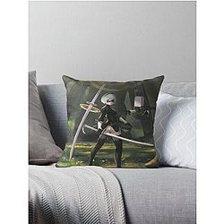 Nierv Automata Art Throw Pillow