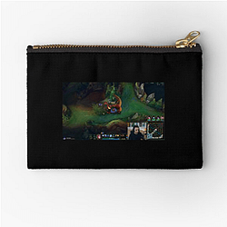Nightblue3 Toxicity Free Zone Graphic Nightblue3 Zipper Pouches