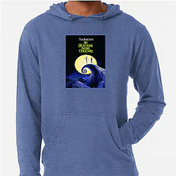 The Nightmare Before Christmas My Favorite Tim Burton Film The Nightmare Before Christmas Hoodies