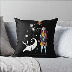 Nightmare Before Christmas Gift Sweatshirt Throw Pillow