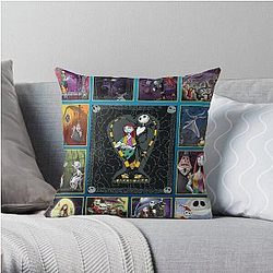 Jack Skellington & Sally The Nightmare Before Christmas Throw Pillow
