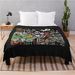 Nightmare Before Christmas T-ShirtNightmare Before Christmas Throw Blanket