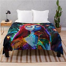 Nightmare before Christmas Sally Throw Blanket