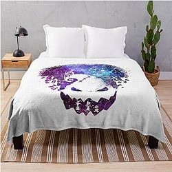 nightmare before christmas Nebula Throw Blanket