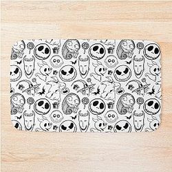 Nightmare before Christmas Pattern Bath Mat