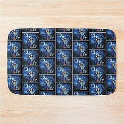Nightmare before christmas Jack and Sally Bath Mat