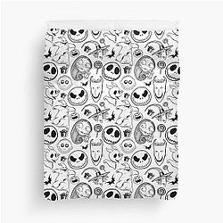 Nightmare before Christmas Pattern Duvet Cover
