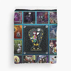 Jack Skellington & Sally The Nightmare Before Christmas Duvet Cover