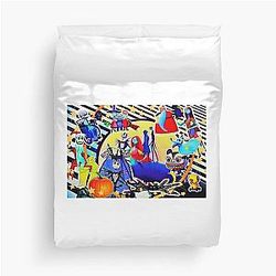 Nightmare before Christmas inspired collage Duvet Cover