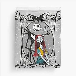 Jack Skellington and Sally The Nightmare Before Christmas Duvet Cover