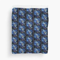 Nightmare before christmas Jack and Sally Duvet Cover
