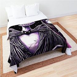 JACK & SALLY  "Enchanting Halloween Town: The Nightmare Before Christmas" Comforter