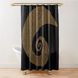 Mount nightmare before christmas jack skellington singing Shower Curtain
