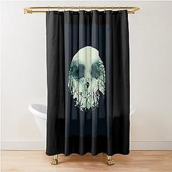 Nightmare Before Christmas Moon Shower Curtain