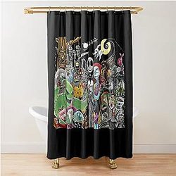 Jack Sally Nightmare before Christmas T-Shirt Shower Curtain