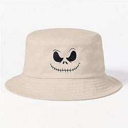 Nightmare Before Christmas - Halloween Jack Burton scary spooky costume pumpkin Bucket Hat