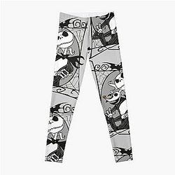 Jack Skellington and Zero - The Nightmare Before Christmas Leggings