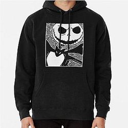 The Nightmare Before Christmas ,Skellington,Couple ,Skeleton Couple Pullover Hoodie