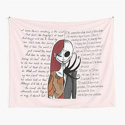 Nightmare Before Christmas Pink Tapestry