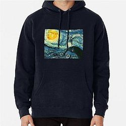 The Starry Night - Nightmare before Christmas Pullover Hoodie