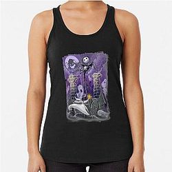 Nightmare Before Christmas Scene Racerback Tank Top