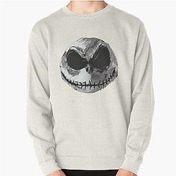 Jack Skellington Face 2 - The Nightmare Before Christmas Pullover Sweatshirt
