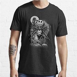 Nightmare Before Christmas Jack Night Scene Long Sleeve T-Shirt Essential T-Shirt