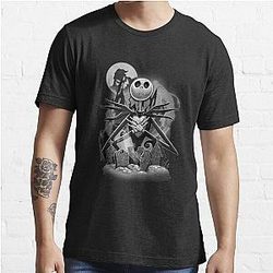 Nightmare Before Christmas Jack Night Scene Essential T-Shirt