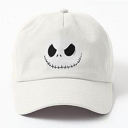 "I'm the Pumpkin King "- Nightmare Before Christmas, Skellington, Pumpkin King, White, Grin, Evil, Halloween, Christmas, Movie, Fandom, Geek, Geekery, Nerd, Nerdy Dad Hat