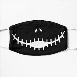 Jack Skellington Mask black Nightmare before christmas Flat Mask