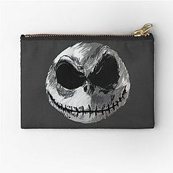 Jack Skellington Face 2 - The Nightmare Before Christmas Zipper Pouch