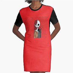 Nightmare Before Christmas Edition Graphic T-Shirt Dress